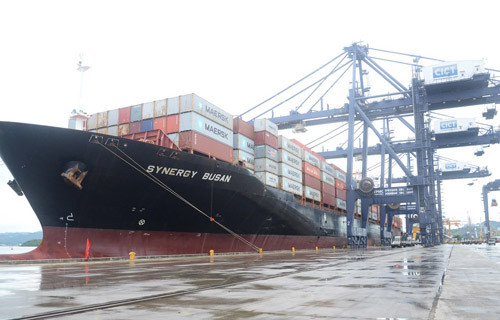 Hãng tàu vận tải container lớn nhất thế giới cập cảng Cái Lân
